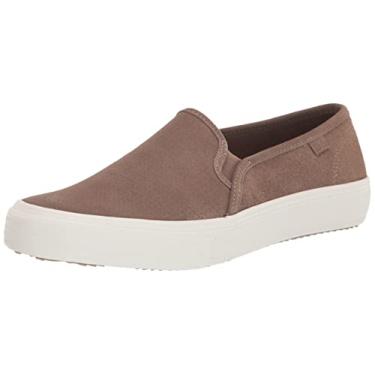Imagem de Keds Tênis feminino de camurça Double Decker Perf, Cinzento-acastan, 8.5