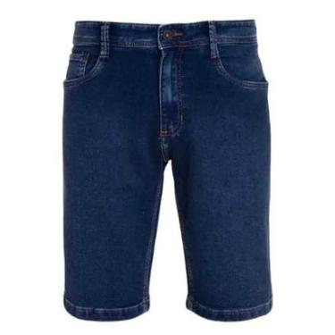 Imagem de Bermuda Dudalina Denim Malha Jeans Masculina-Masculino