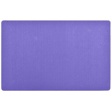 Imagem de TSENQUE Tapete de porta azul ardósia personalizado, entrada interna, tapete de entrada, tapete de sapato, impermeável, antiderrapante, lavável em casa, 81 x 50 cm