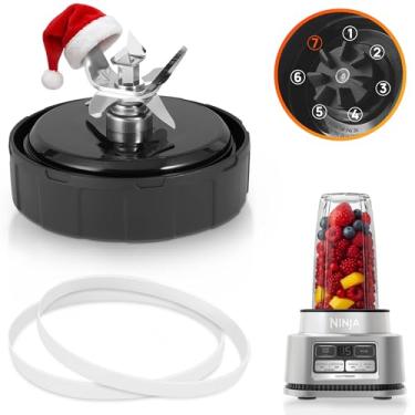 Imagem de Lâminas de substituição Ninja – Lâmina de liquidificador Ninja macho de 7 quilhas de 10 cm – Compatível com Ninja Foodi Power Blender SS150, SS151, SS300, SS350, SS351, SS351TGT, CO351B, SS100, SS101