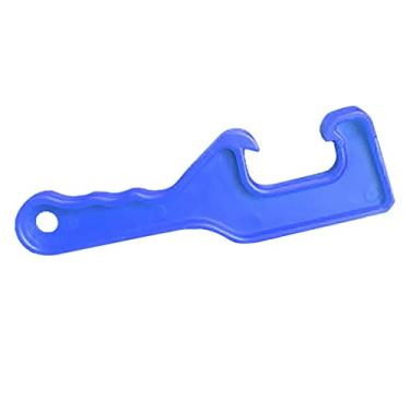 Imagem de LOVIVER abridor de lata de plástico galão balde, 20 cm, azul, resistente