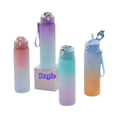 Imagem de Garrafa De Água Congelada De Grande Capacidade 750ML Com Impressão De 