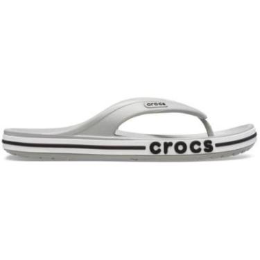 Imagem de Chinelo Crocs Bayaband Flip LIGHT GREY-Unissex