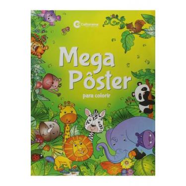 Imagem de Mega poster para colorir - selva - Culturama, 3