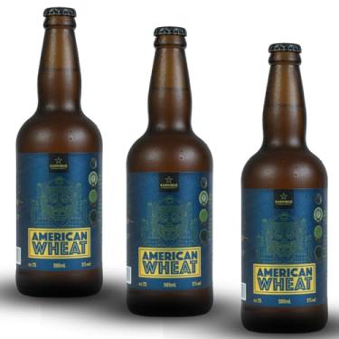 Imagem de Cerveja Campinas American Wheat 500ml - 3 unidades