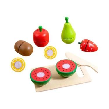 Imagem de Conjunto De Brinquedos De Cozinha De Madeira Para Crianças, Jogo Educa
