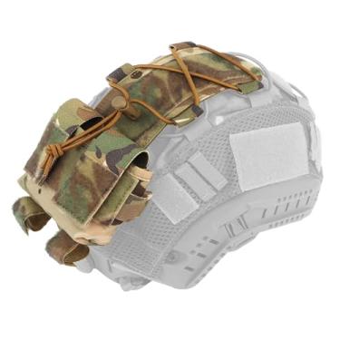 Imagem de Bolsa de bateria para capacete de airsoft tático, contrapeso, contrapeso, contrapeso, para capacete MK2, NVG, visão noturna, acessórios de armazenamento (camuflagem)