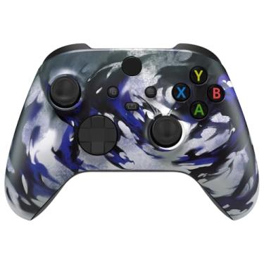 Imagem de eXtremeRate Capa personalizada para controle Xbox Series X & S - revitalize seu controle - Acessórios de substituição Shadow Magic Capa frontal para controle Xbox Core [controle não incluído]