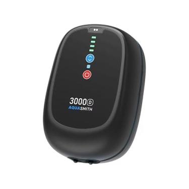 Imagem de Bomba aeradora de pesca, bomba de ar para tanque de peixes IPX7 à prova d'água, bomba aeradora de carregamento magnético USB, várias configurações de fluxo de ar, adequada para pesca ao ar livre