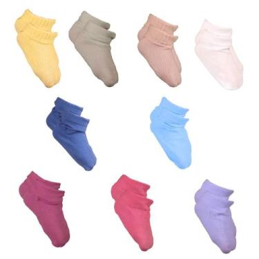 Imagem de Kit C/11 Peças Roupas De Bebê Maternidade Camiseta + Mijão - Tanran Ba