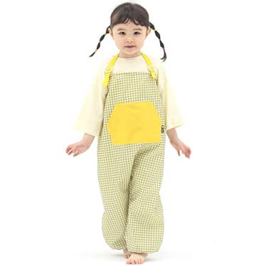 Imagem de Calça infantil à prova d'água para crianças – brincadeira bagunçada, pintura, creche, proteção contra chuva e lama – calça de chuva infantil à prova d'água, estampa verde (27-S)