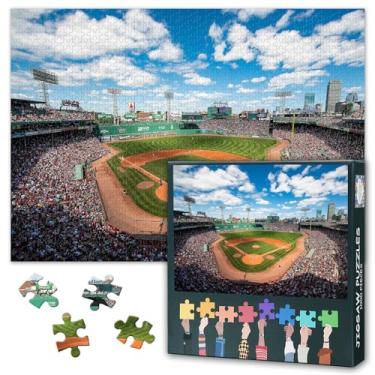 Imagem de Quebra-cabeça de 1000 peças para adultos, Fenway Park no estádio de beisebol de Boston, jogo educativo, relaxamento, passatempo, entretenimento, atividade, quebra-cabeça decorativo