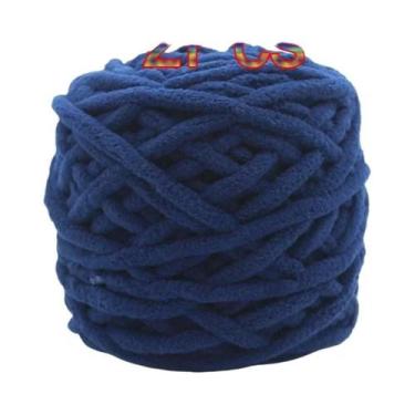 Imagem de Fio De Poliéster Macio E Grosso (2 Peças) Para Tricô Manual, Crochê, C