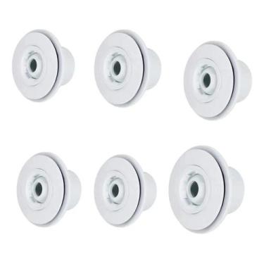 Imagem de Kit Dispositivo De Retorno Abs Slim Fibra Vazão 4m3h Kit Branco Com 6 