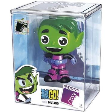 Imagem de Boneco Mutano Jovens Titãs Vinil Fandom Box 002 Colecionável - Lider B