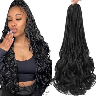 Imagem de Cabelo French Curl Trançado Fibra Premiun Importada 300g - D&D Commerc