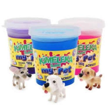 Imagem de Kimeleka Slime My Pet Dogs 180g 1 Unidade Cores Sortidas