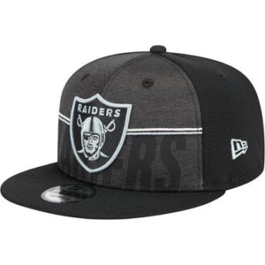 Imagem de Boné New Era NFL Las Vegas Raiders Training 9FIFTY Aba Reta Snapback-Masculino