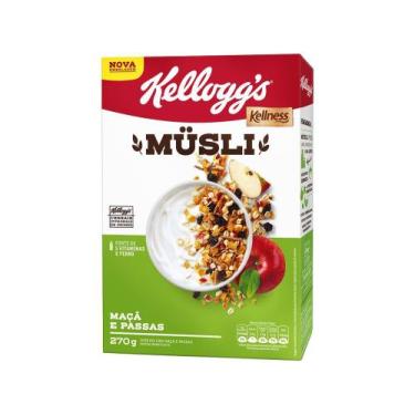 Imagem de Cereal Matinal Maçã e Passas Kelloggs Musli - 270g - Kellogg'S, 270g, 