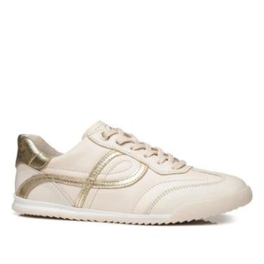 Imagem de Tenis Pegada Feminino em Couro Milk 212804-02-Feminino