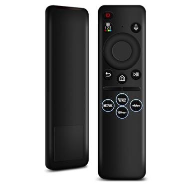 Imagem de Substituição de controle remoto para TV Samsung, controle remoto de substituição universal recarregável para todos os controles remotos Samsung Smart TV com pesquisa por voz