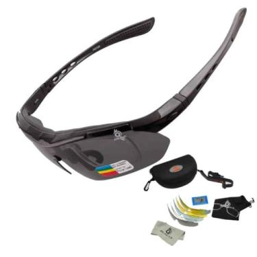 Imagem de Óculos De Sol Bike Ciclismo Esportivo Proteção Uv 5 LENTES