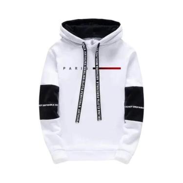 Imagem de Conjunto De Moletom Masculino Para Outono E Inverno, Casual, Com Estam