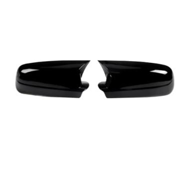 Imagem de Compatível com vw golf 4 iv/gti r32 jetta mk4 /bora 1j /passat b5 asa lateral traseira tampa do espelho retrovisor capa de substituição capa lhd preta(Red)