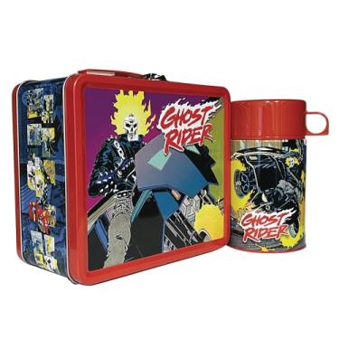 Imagem de Surreal Entertainment 90’s Ghost Rider Tin Titans Previews Exclusive Lunch Box with Beverage Container