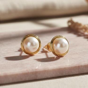 Imagem de Brinco Infantil em Ouro 18k Rococó - 5mm - no-brand