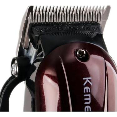 Imagem de Máquina de Cortar Cabelo Sem Fio Profissional Recarregável Km 2600 biv