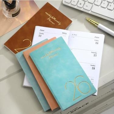 Imagem de 2026 Weekly/Monthly Planner Slim Calender Notebook, Blue