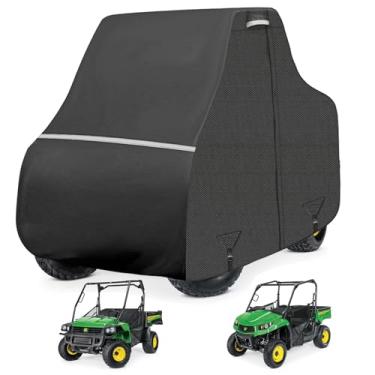 Imagem de Capa UTV à prova d'água compatível com John Deere tamanho completo jacaré HPX615E/815E com OPS ou cabine para proteção e armazenamento de neve, vento, poeira, chuva