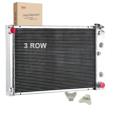 Imagem de Kaiakui Radiador de alumínio de 3 fileiras serve para Chevy 1973-1988 C10 C20 C30 K10 K20 K30 G10 G20 Suburban Van série G30,1973-1974 Chevy Blazer Pickup GMC, 1973-1980 GMC Jimmy C15 C 35 G15 G25 K15