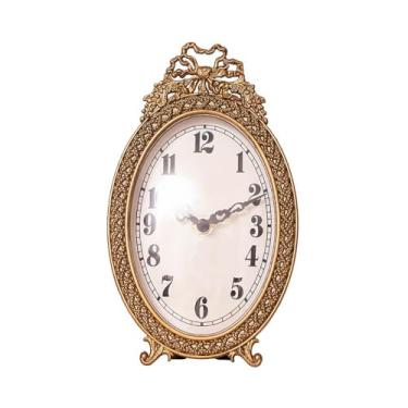 Imagem de Relógio de mesa moderno retrô relógio de mesa para casa luz de mesa luxo quarto relógio de cabeceira relógio de mesa relógio de colocação relógio de mesa relógio de mesa