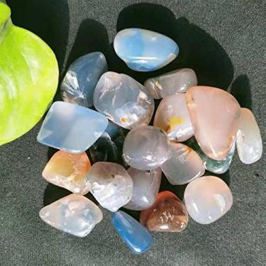 Imagem de Decoração de casa, pedra de quartzo de cristal natural, espécimes de pedra de quartzo para aquário, contas de aura, presentes de decoração de jardim, pedra de cristal natural