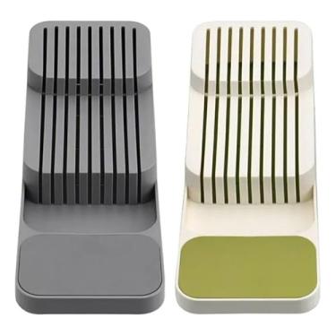 Imagem de Organizador De Facas Para Gaveta De Armário Porta Facas (KIT 2)