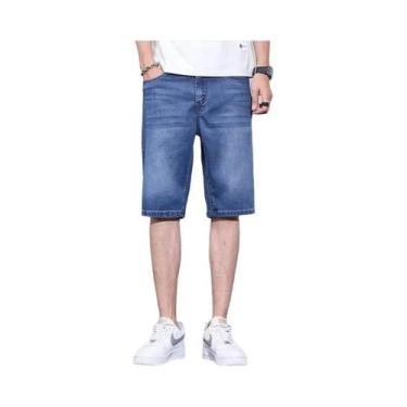 Imagem de Calças Jeans Masculinas Slim Fit De Perna Reta Para O Verão, Moda Casu