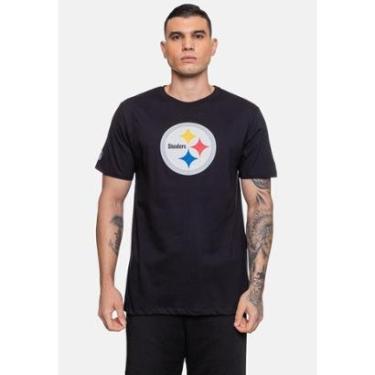 Imagem de Camiseta NFL Logo Pittsburgh Steelers Masculino-Masculino