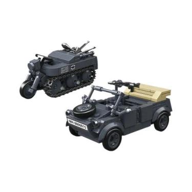 Imagem de Modelo De Tanque Militar Da Segunda Guerra Mundial Blocos De Montar Pa