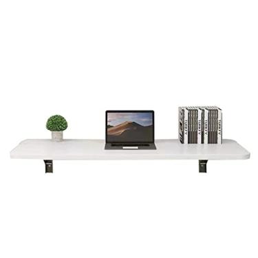 Imagem de Mesa dobrável de cozinha e jantar, mesa de computador para estação de trabalho, bancada flutuante para escritório em casa, lavanderia, estudo ou cozinha