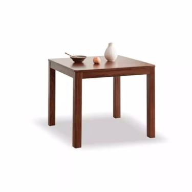 Imagem de Mesa de jantar de madeira maciça, mesa de jantar para apartamentos pequenos, mesa quadrada de restaurante, mesa de Mahjong, mesa de jantar nórdica, mesa de cozinha moderna