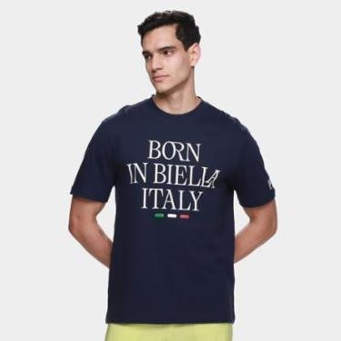 Imagem de Camiseta Fila Comfort Born in Biella Letter Masculina-Masculino