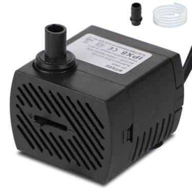 Imagem de alizzy Bomba De Água Submersível Pequena De 100 Gph (360 L/H, 5 W), Bomba De Fonte De Água Ultra Silenciosa Com Elevação De 3 Pés E Cabo De Alimentação De 6 Pés Para Aquário, Tanque De Peixes, Recur