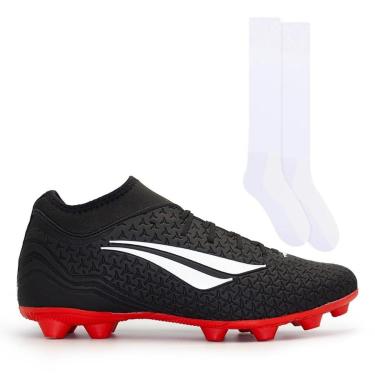 Imagem de Chuteira Campo Penalty S11 Locker XXI + Meião Color Sports de Futebol-Masculino