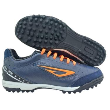 Imagem de Chuteira Diavolo Couro Master Cup Society Sola Amortecida-Masculino