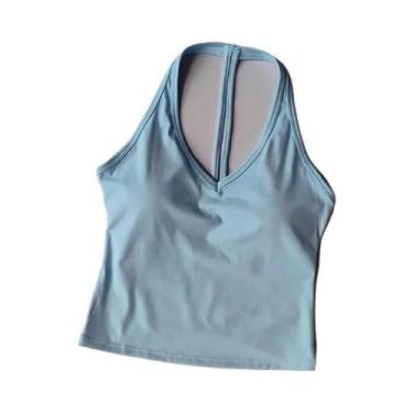 Imagem de Sutiã Esportivo Feminino Sem Costura Com Efeito Push-Up, Respirável E 