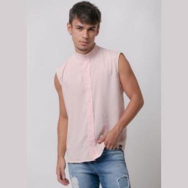 Imagem de Regata Viscolinho Gola Padre Bebê Santo Luxo-Masculino