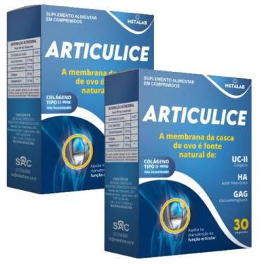 Imagem de Articulice Colageno Tipo II Acido Hialuronico GLucosaminoglicanos GAG 