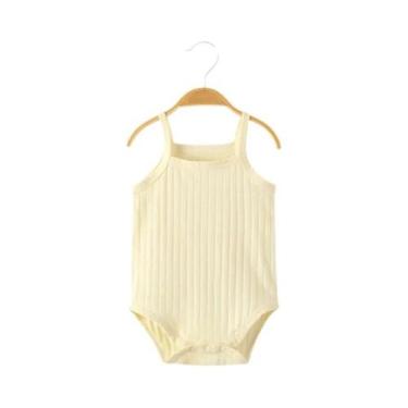 Imagem de Macacão De Algodão Sem Mangas Para Bebê Menina, Respirável E Macio, Ju